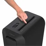 Skartovač Fellowes LX 65 P-4, Cross cut 4x40mm, 10 listov, 22l, Credit Card, čierny