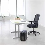 Skartovač Fellowes LX 65 P-4, Cross cut 4x40mm, 10 listov, 22l, Credit Card, čierny