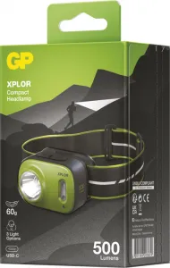 CREE LED nabíjacia čelovka GP Xplor PHR17, 500 lm