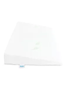 Dojčenský vankúš - klin Sensillo biely Luxe s aloe vera 60x38 cm