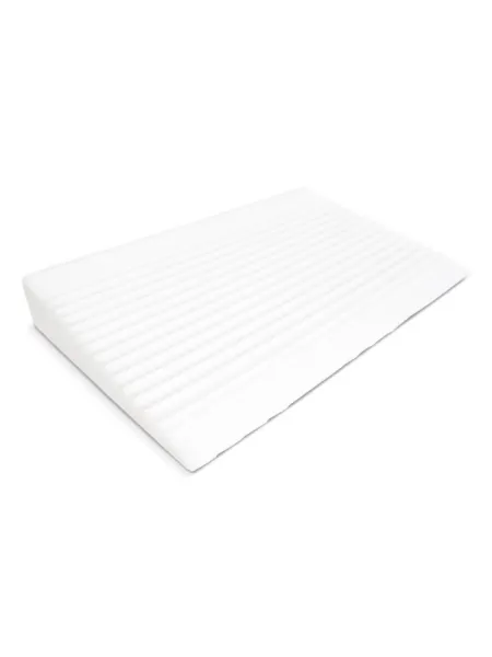Dojčenský vankúš - klin Sensillo biely Luxe s aloe vera 60x38 cm