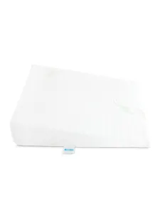 Dojčenský vankúš - klin Sensillo biely Luxe s aloe vera 30x37 cm do kočíka