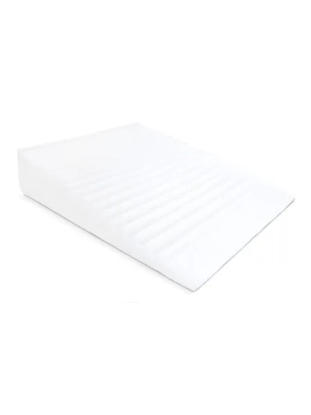 Dojčenský vankúš - klin Sensillo biely Luxe s aloe vera 30x37 cm do kočíka