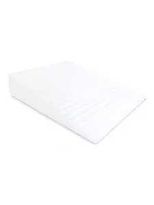 Dojčenský vankúš - klin Sensillo biely Luxe s aloe vera 30x37 cm do kočíka