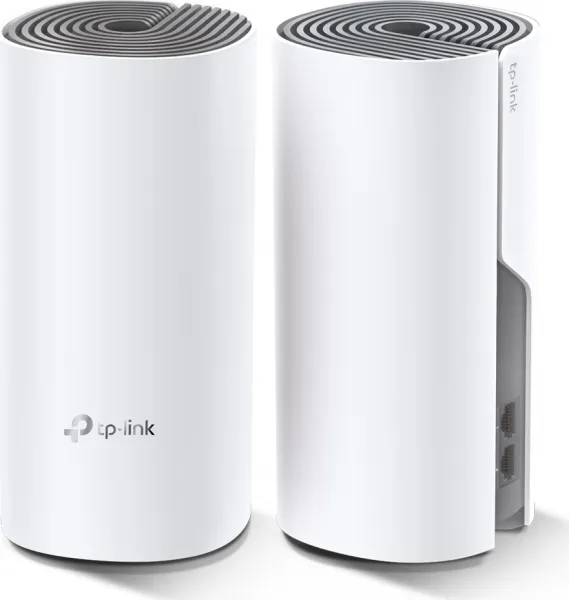 TP-Link AC1200 Whole-home Mesh WiFi System Deco E4(2-pack), 2x10/100 RJ45