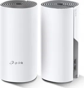 TP-Link AC1200 Whole-home Mesh WiFi System Deco E4(2-pack), 2x10/100 RJ45