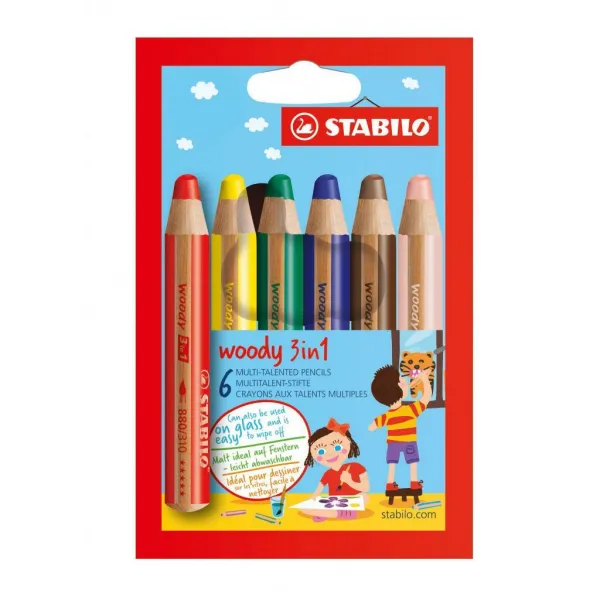 STABILO 252744 WOODY 6ks