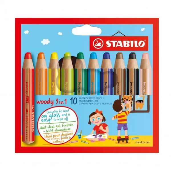 STABILO 252717 WOODY 10ks