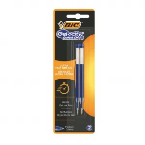 BIC BC967378 BIC Gelocity Quickdry náhradná náplň do gélového rollera modrá 2 ks