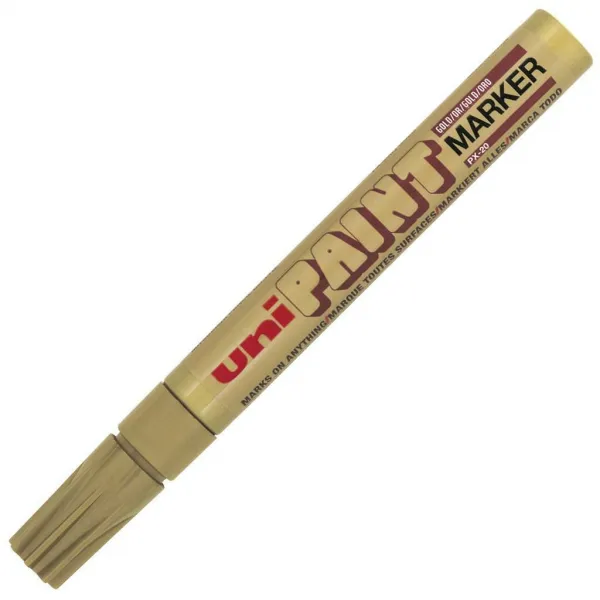 UNI Mitsubishi Pencil Lakový popisovač uni PAINT PX-20 zlatý