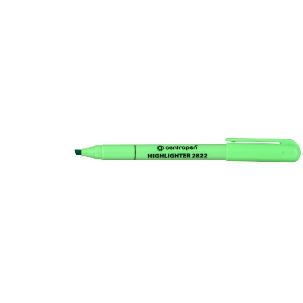 Zvýrazňovač Centropen 2822 svetlozelený