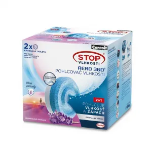 Ceresit Stop Vlhkosti Aero 360 Náhradné Tablety levanduľa 2x450 g