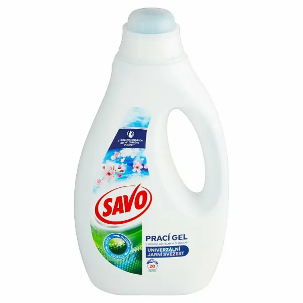 Savo Univerzálne jarná sviežosť gél na pranie 20 praní 1 l 1ks