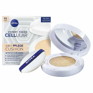 Nivea Cellular Expert Finish Ošetrujúci tónovací krém v hubke 3 v 1 02 stredný odtieň 15 g