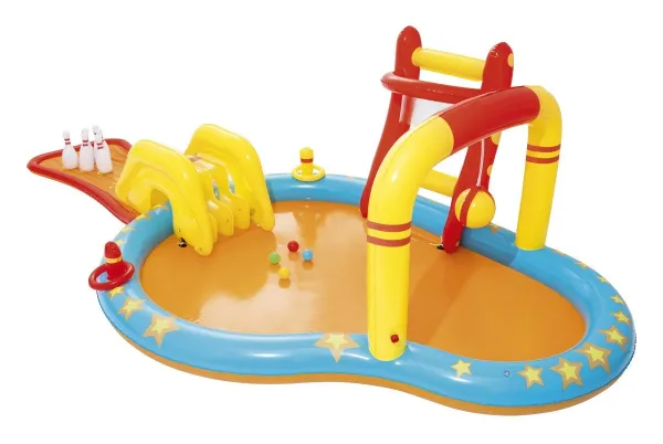Hracie centrum Bestway so šmykľavkou a kolkami, 4,53 m x 2,13 m x 1,17 m