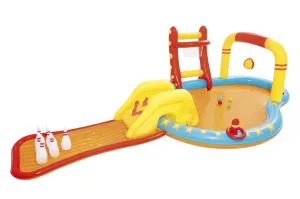 Hracie centrum Bestway so šmykľavkou a kolkami, 4,53 m x 2,13 m x 1,17 m