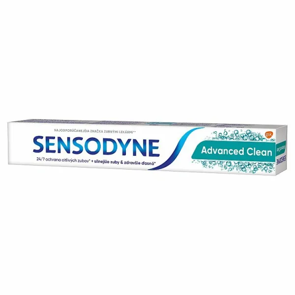 Sensodyne Advanced Clean zubná pasta s fluoridom 75 ml