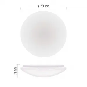 EMOS LED stropné svietidlo TIVI, okrúhle biele 5,2W, IP44, neutrálna biela
