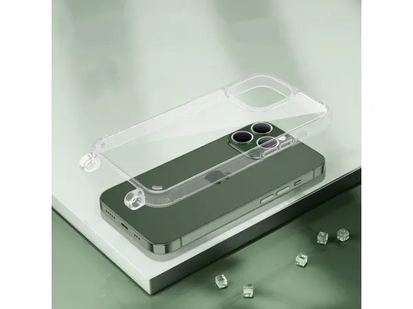 Innocent Crystal Air Crossbody Case with Lanyard for iPhone 14 Pro