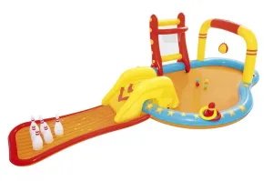 Hracie centrum Bestway so šmykľavkou a kolkami, 4,53 m x 2,13 m x 1,17 m