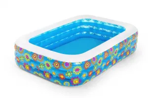 Bestway nafukovací bazén Kvety 229 x 152 x 56 cm 54120