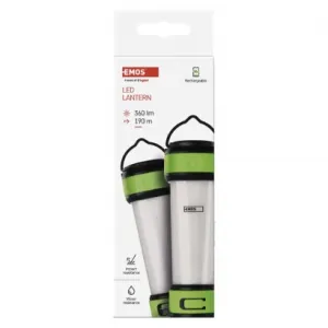 EMOS COB LED+LED kempingové svietidlo P4009, 360 lm, Li-Pol 1200 mAh