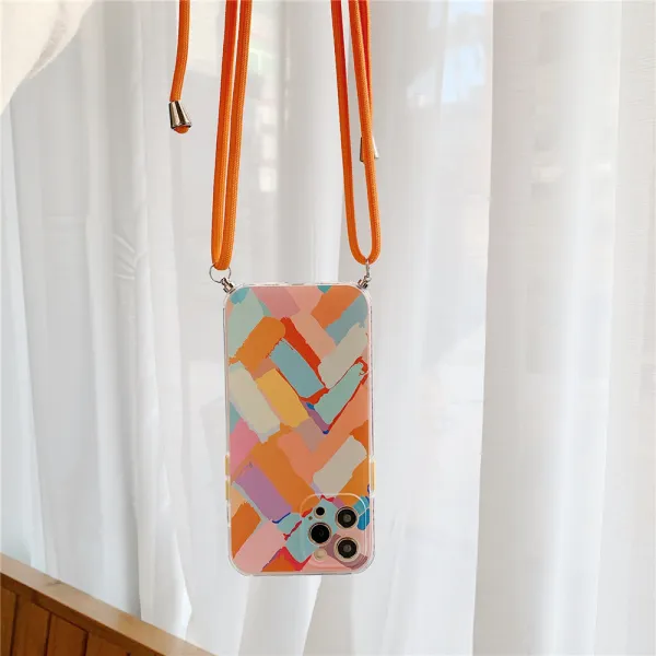 Innocent Silicone Colorful Case with Lanyard - iPhone 13 Pro Max