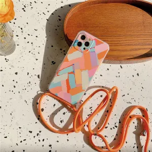 Innocent Silicone Colorful Case with Lanyard - iPhone 13 Pro Max
