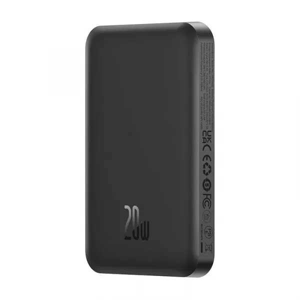 Magnetická mini power banka Baseus 5000mAh 20W (čierna) 055770
