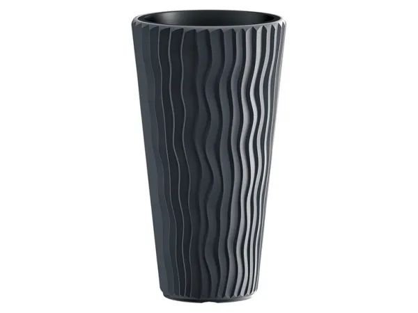 Prosperplast Kvetináč Sandy Slim ( 30 x 53 x 30 cm (Š x V x H), antracitová)