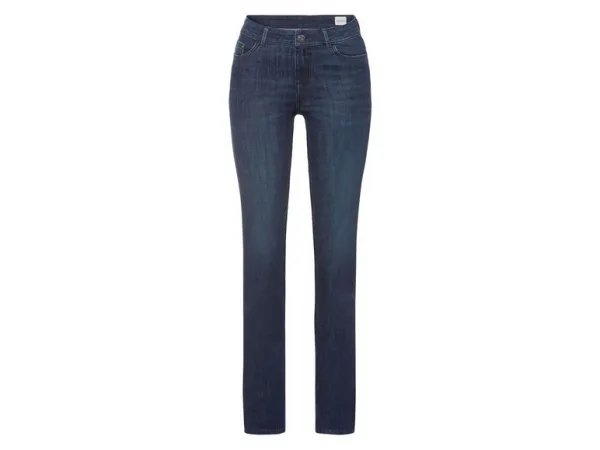 esmara® Dámske rifle „Slim Fit" ( dlhá dĺžka, 36, tmavomodrá)