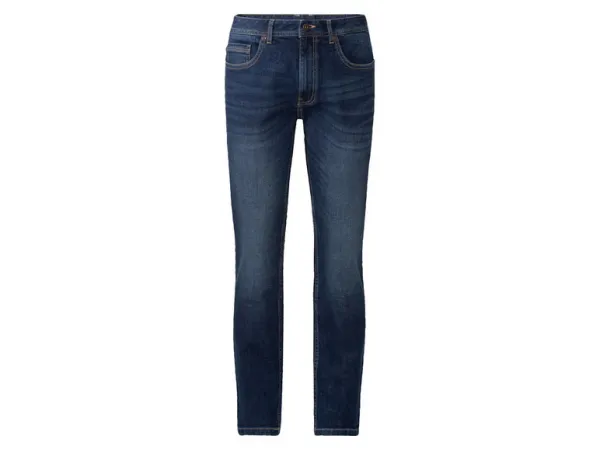 Livergy® Pánske rifle „Slim Fit" (56 (40/32), modrá)