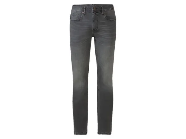 Livergy® Pánske rifle „Slim Fit" (52 (36/32), sivá)