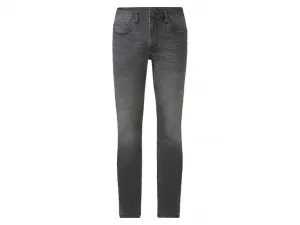 Livergy® Pánske rifle „Slim Fit" (52 (36/32), sivá)
