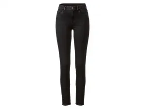 esmara® Dámske rifle „Super Skinny Fit“ (34, normálna dĺžka, čierna)