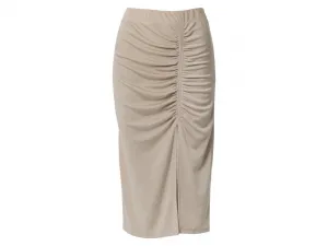 Esmara® Dámska midi sukňa, béžová (S (36/38))