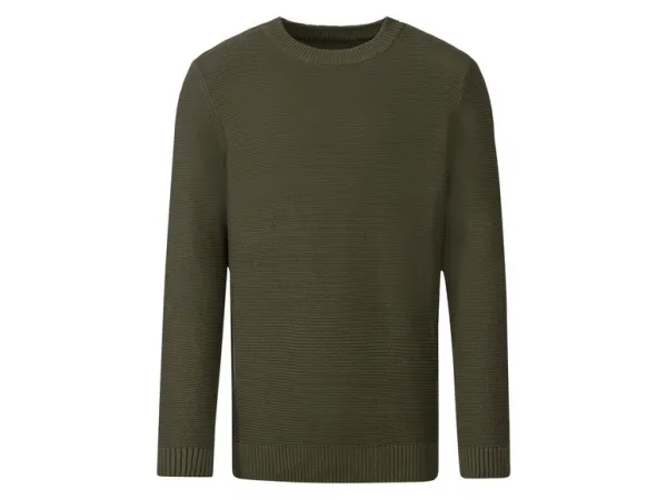 Livergy® Pánsky pletený pulóver (S (44/46), zelená)
