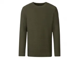 Livergy® Pánsky pletený pulóver (S (44/46), zelená)