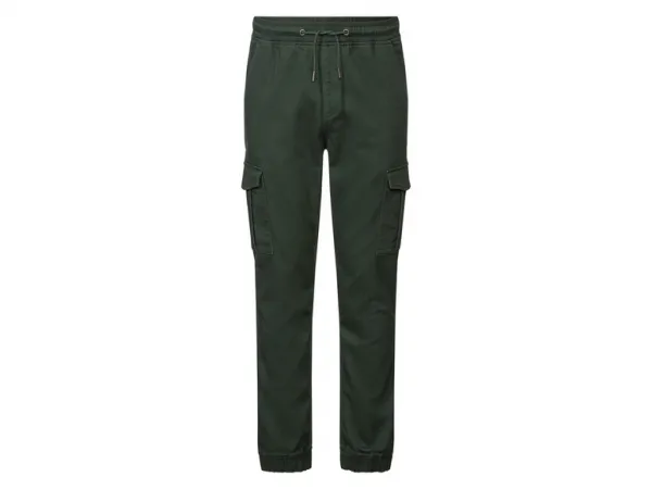 Livergy® Pánske cargo tepláky (48, zelená)