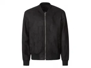 Livergy® Pánska bunda v imitácii semišu (XL (56/58), čierna)