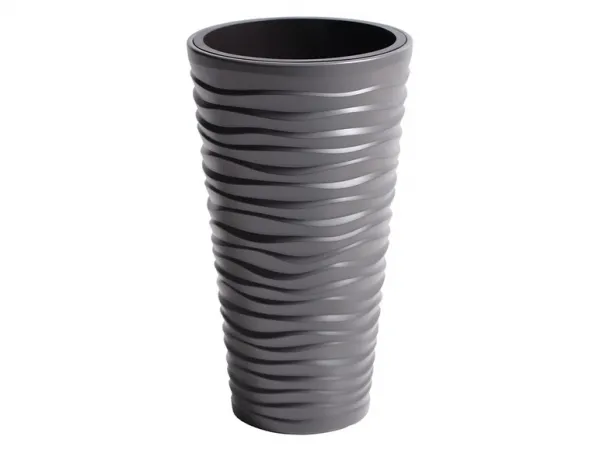 Prosperplast Kvetináč Sand Slim, sivá