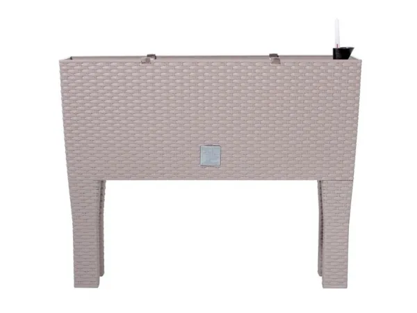 Prosperplast Truhlík RATAN CASE HIGH mocca, varianta 80 cm