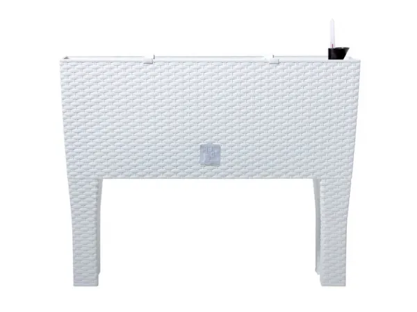 Prosperplast Truhlík RATAN CASE HIGH biely, varianta 80 cm