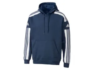 adidas SQ21 SW HOOD Pánska futbalová mikina, tmavo modrá, veľkosť