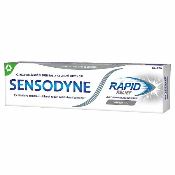 Sensodyne Rapid Relief Whitening zubná pasta s fluoridom 75 ml