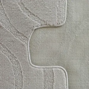 Sada kúpeľňových koberčekov Montana Symphony Sand Grey