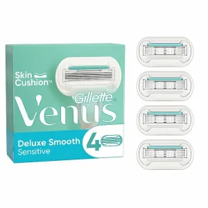Venus Deluxe Smooth Sensitive Holiace Hlavice 4 ks