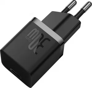 Baseus GaN5 30W mini nástenná nabíjačka (čierna) 047630