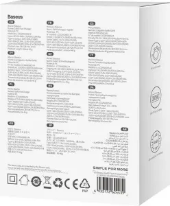 Baseus GaN5 30W mini nástenná nabíjačka (čierna) 047630