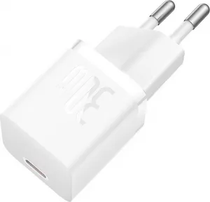 Baseus GaN5 30W mini nástenná nabíjačka (biela) 047631